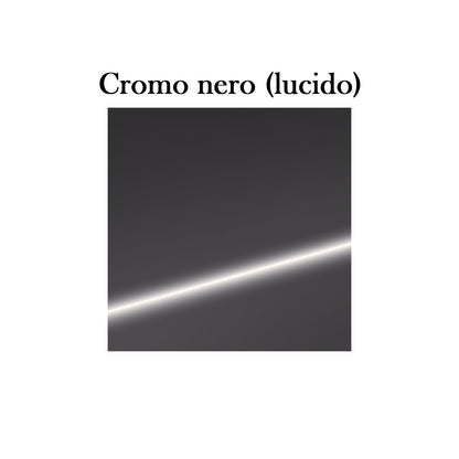 Termostatico doccia esterno quadro con deviatore cromo nero by CeramicStore | Lo specialista del tuo bagno