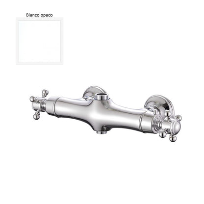 Termostatico doccia con deviatore old style bianco by CeramicStore | Lo specialista del tuo bagno