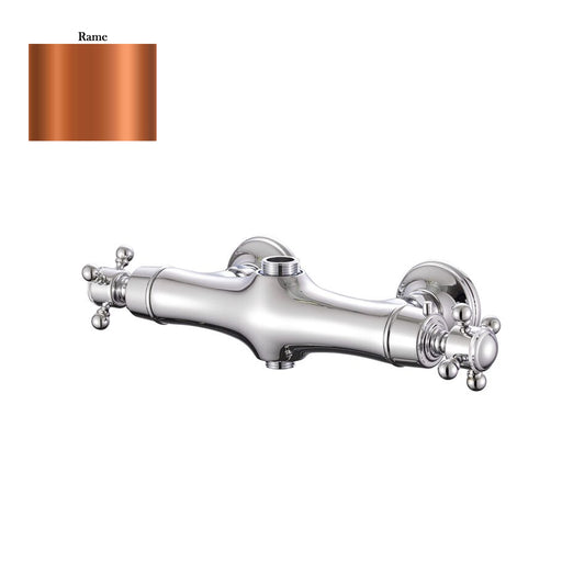 Termostatico doccia con deviatore old style rame by CeramicStore | Lo specialista del tuo bagno