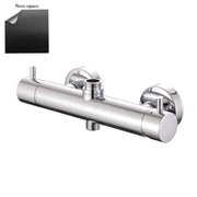 Miscelatore doccia esterno con cartuccia 35mm e deviatore nero by CeramicStore | Lo specialista del tuo bagno