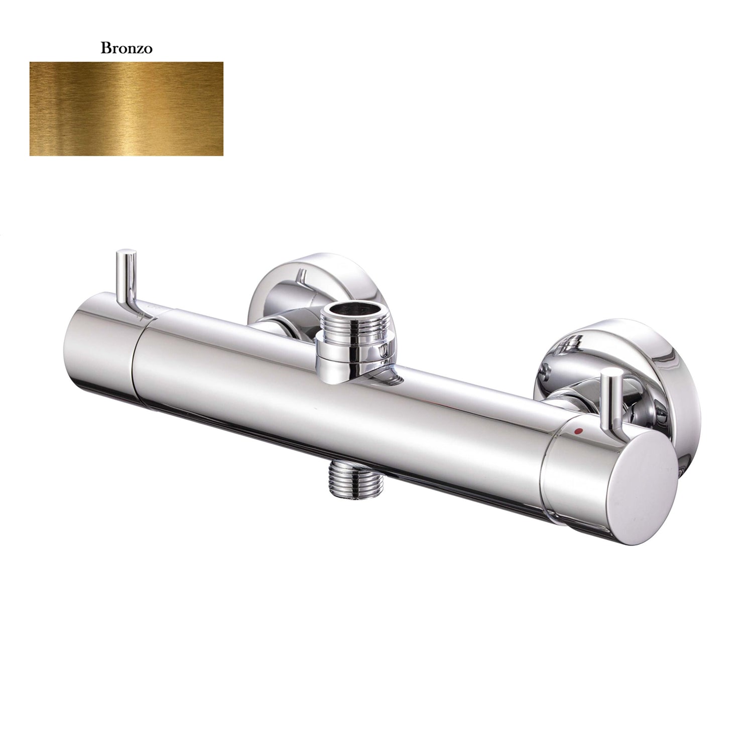 Miscelatore doccia esterno con cartuccia 35mm e deviatore bronzo by CeramicStore | Lo specialista del tuo bagno