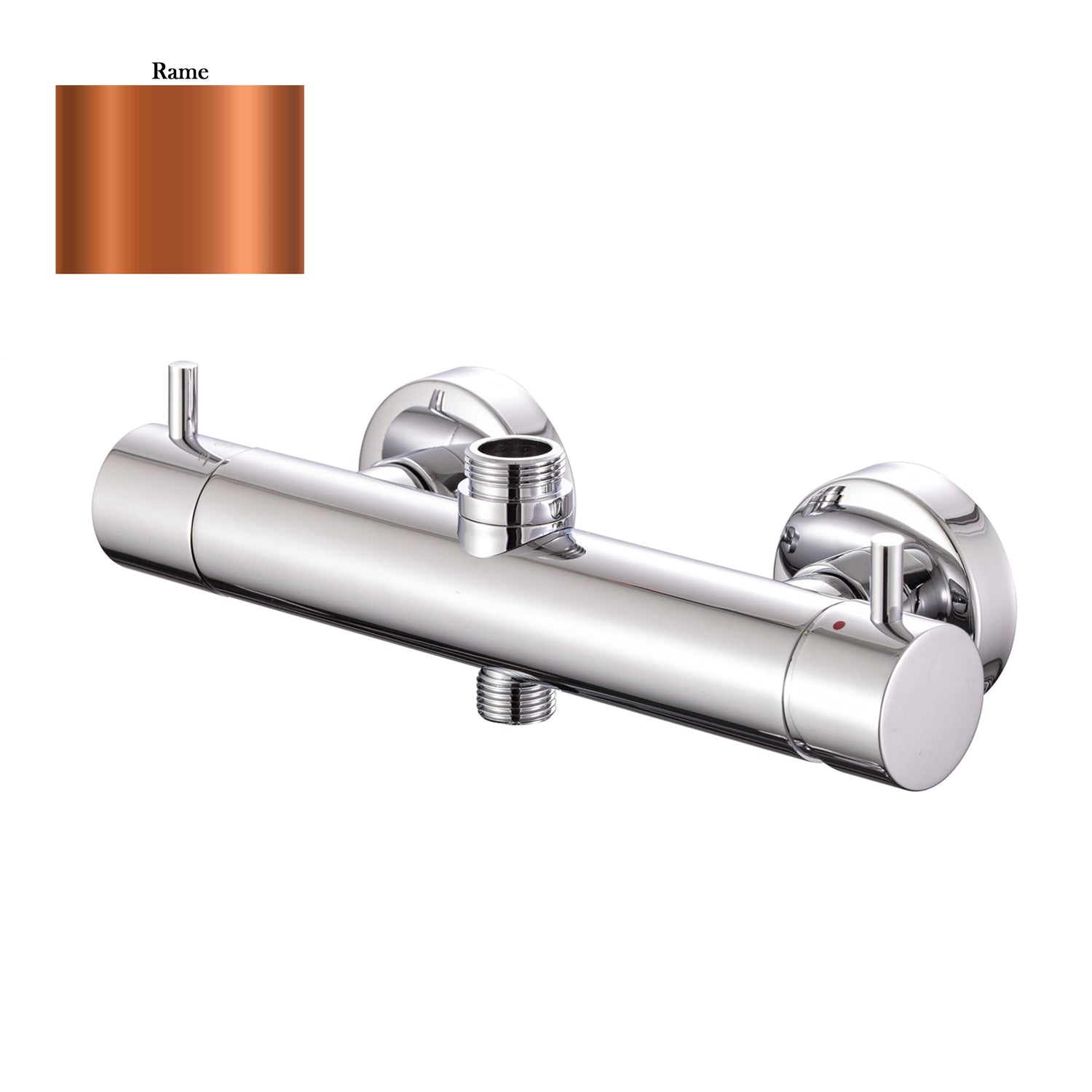 Miscelatore doccia esterno con cartuccia 35mm e deviatore rame by CeramicStore | Lo specialista del tuo bagno