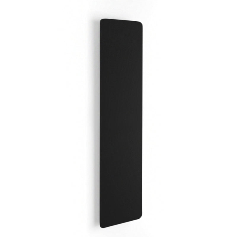 Termoarredo elettrico a muro in acciaio al carbonio collezione Caligo di Lineabeta colore nero cm 47x179 by CeramicStore | Lo specialista del tuo bagno