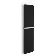 Termoarredo elettrico a muro in acciaio al carbonio collezione Caligo di Lineabeta colore nero cm 47x179 by CeramicStore | Lo specialista del tuo bagno