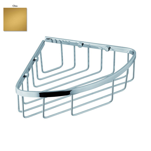 Angoliera porta oggetti in ottone h70mm oro by CeramicStore | Lo specialista del tuo bagno