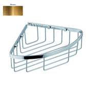 Angoliera porta oggetti in ottone h70mm bronzo by CeramicStore | Lo specialista del tuo bagno