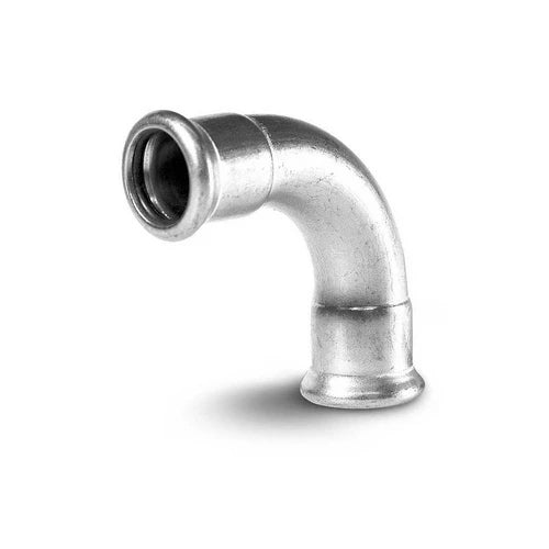 Curva ff 90 a pressare in acciaio carbonio diam. 35