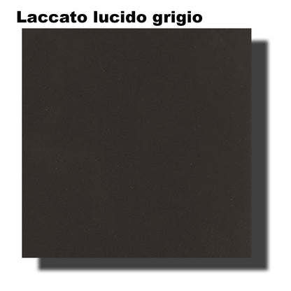 Mobile bagno sospeso Best01 cm 100x190x46 cm laccato lucido grigio by CeramicStore | Lo specialista del tuo bagno