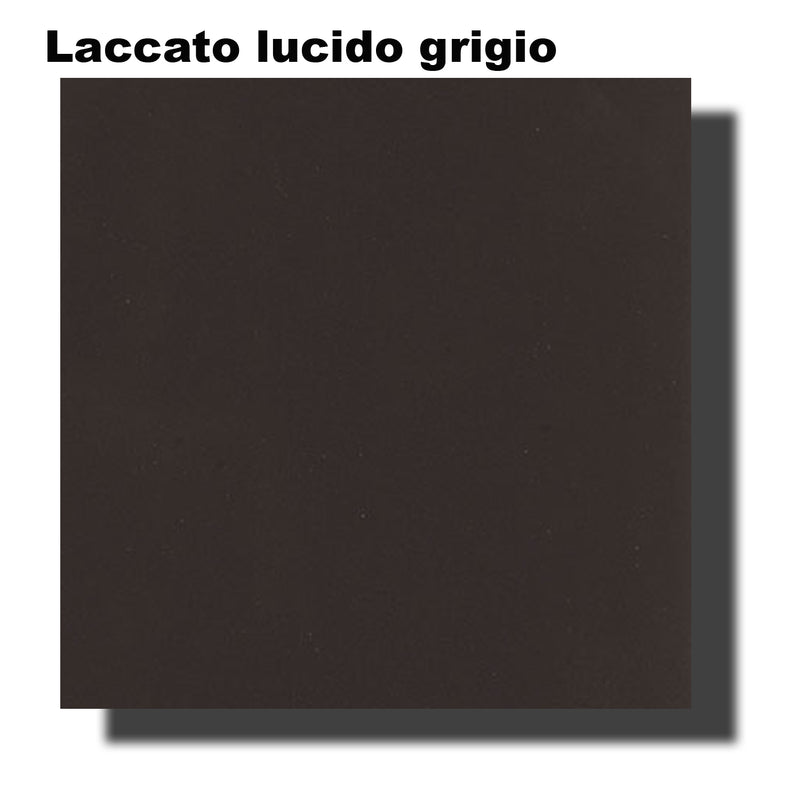 Mobile bagno sospeso Best01 cm 100x190x46 cm laccato lucido grigio by CeramicStore | Lo specialista del tuo bagno