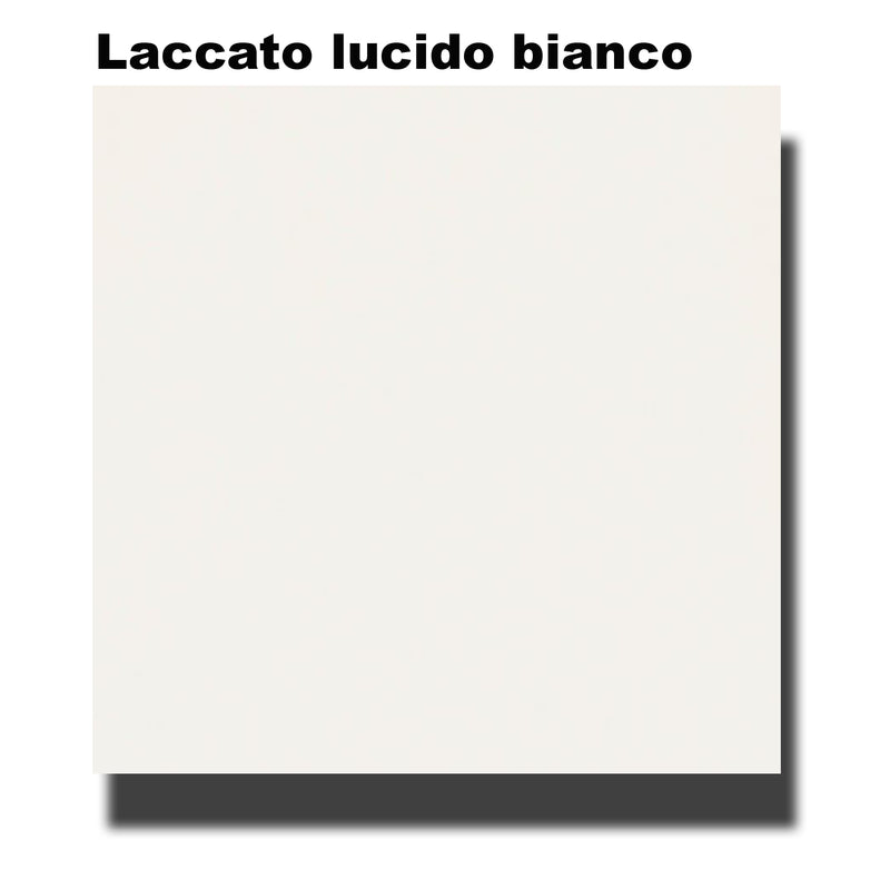 Mobile bagno sospeso modello Best03 cm 80x190x46 laccato lucido bianco by CeramicStore | Lo specialista del tuo bagno