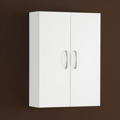 Pensile bagno 2 ante 51x71x20 cm laccato lucido bianco by CeramicStore | Lo specialista del tuo bagno