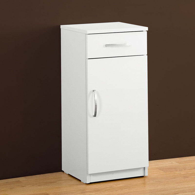 Mobile bagno multiuso 35,5x78,7x35 cm laccato lucido bianco by CeramicStore | Lo specialista del tuo bagno