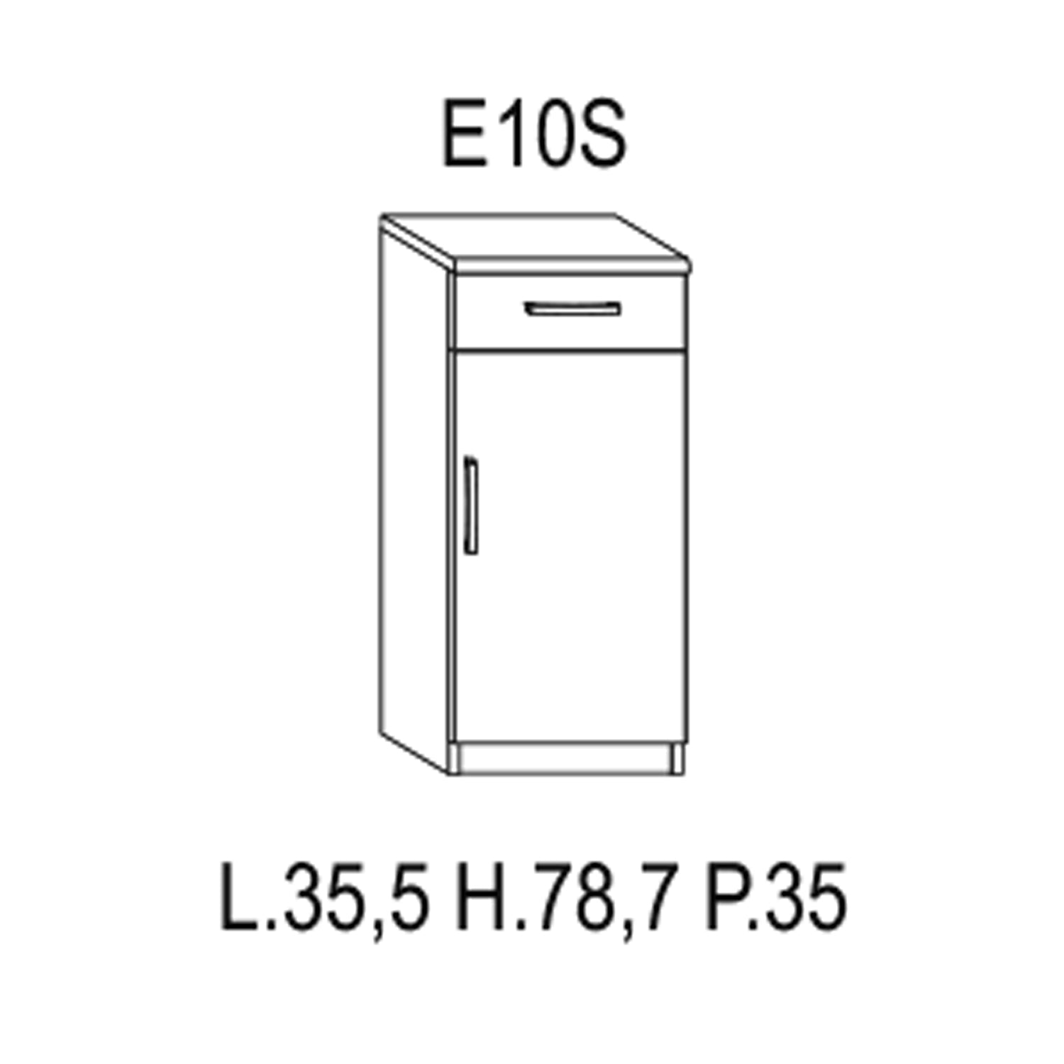 Mobile bagno multiuso 35,5x78,7x35 cm laccato lucido bianco by CeramicStore | Lo specialista del tuo bagno