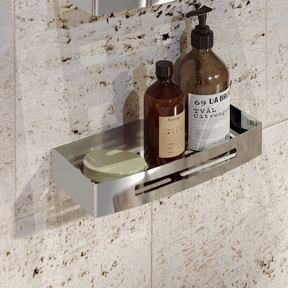 Portaoggetti rettangolare doccia Nerva di Gedy in Acciaio Inox - Lucido by CeramicStore | Lo specialista del tuo bagno