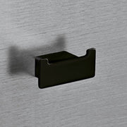 Appendiabiti doppio a parete Gedy serie Lounge - Nero Matt by CeramicStore | Lo specialista del tuo bagno