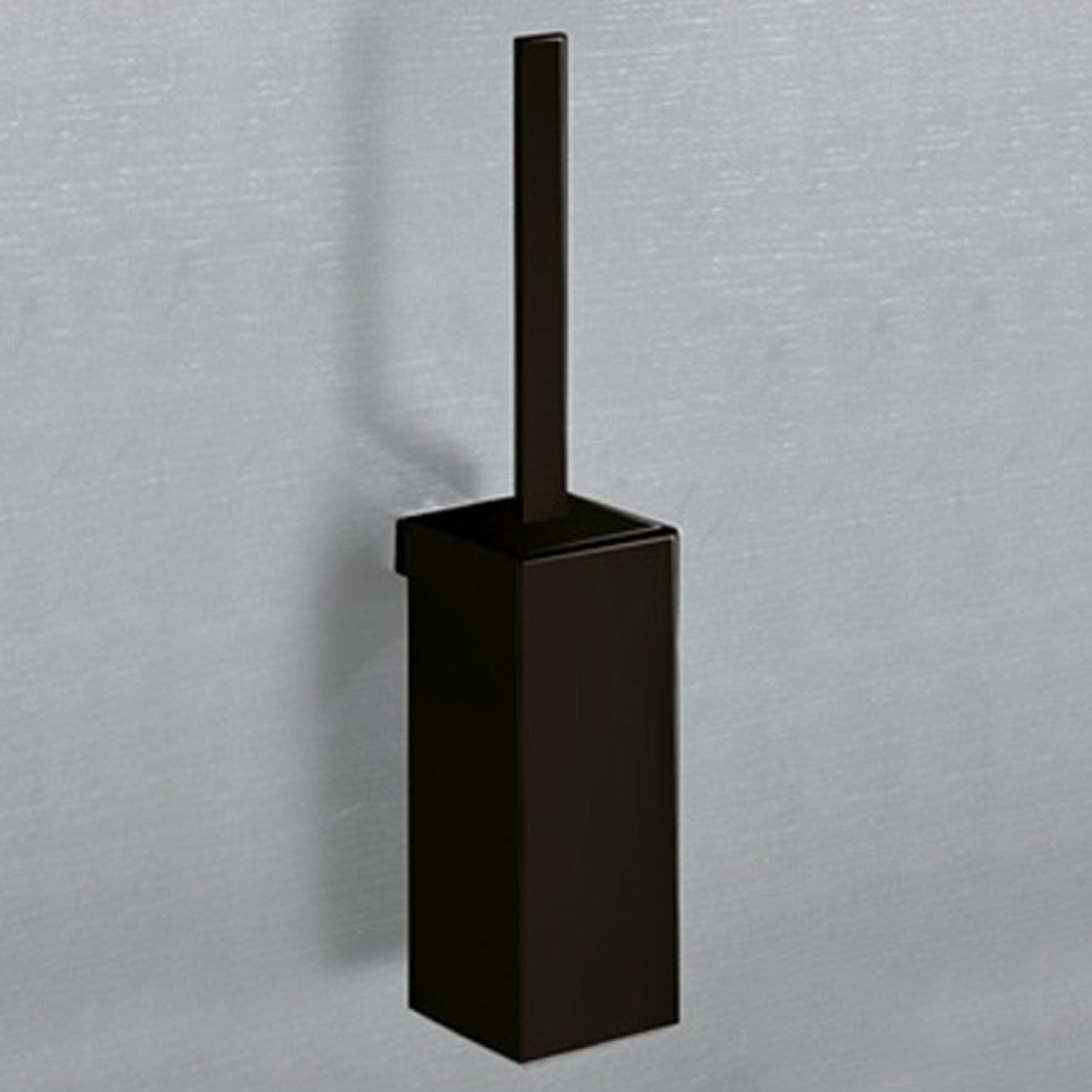Scopino a parete con ciuffo in setole Gedy serie Lounge - Nero Matt by CeramicStore | Lo specialista del tuo bagno