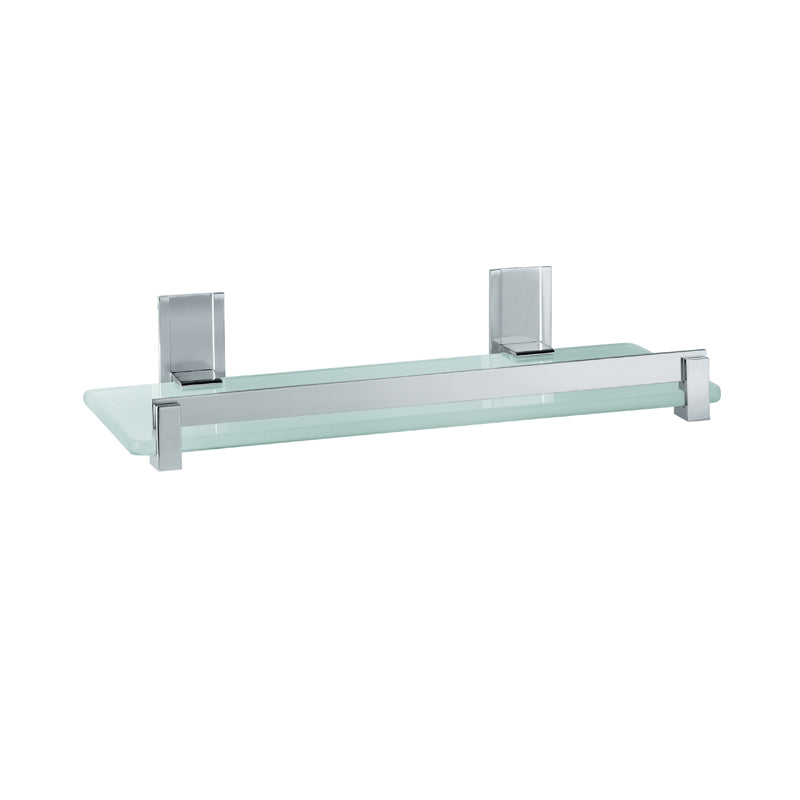 Portasapone e oggetti per doccia Gedy Cloud, alluminio e vetro temperato cm 30x14,6x5,8 by CeramicStore | Lo specialista del tuo bagno