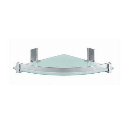 Portasapone e oggetti per doccia Gedy Cloud, alluminio e vetro temperato cm 26x5,8x26 by CeramicStore | Lo specialista del tuo bagno