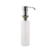 Dispenser sapone da incasso Gedy da 340 ml in ottone e resine per top lavabo - Cromato by CeramicStore | Lo specialista del tuo bagno