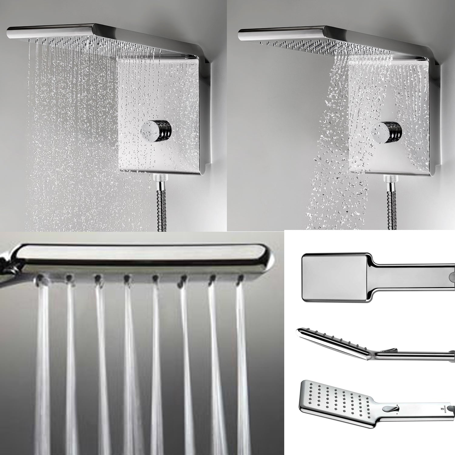 Soffione doccia Bossini Syncro Rain Renovation Set con doccia Agua Life by CeramicStore | Lo specialista del tuo bagno