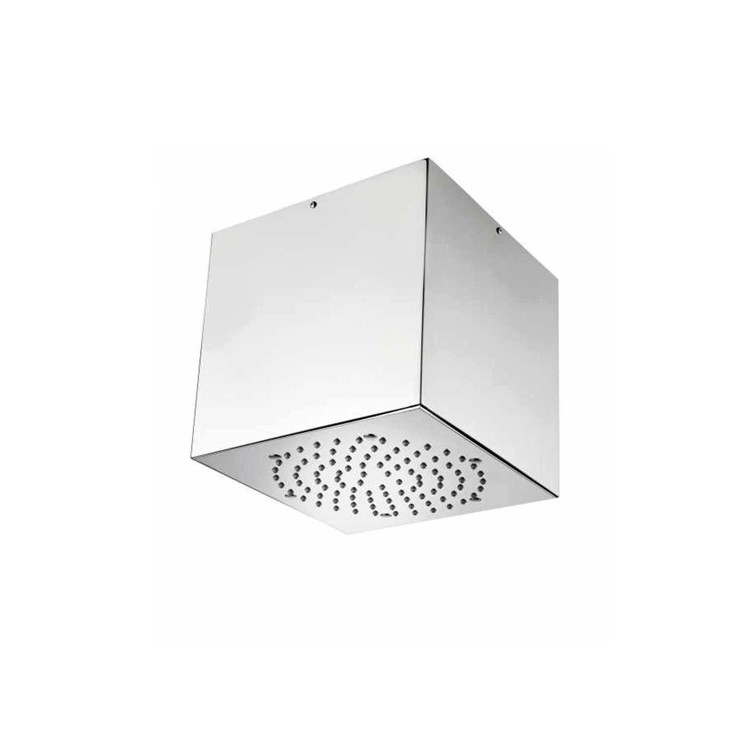 Soffione doccia a soffitto acciaio inox Bossini Cube 210x210 mm by CeramicStore | Lo specialista del tuo bagno