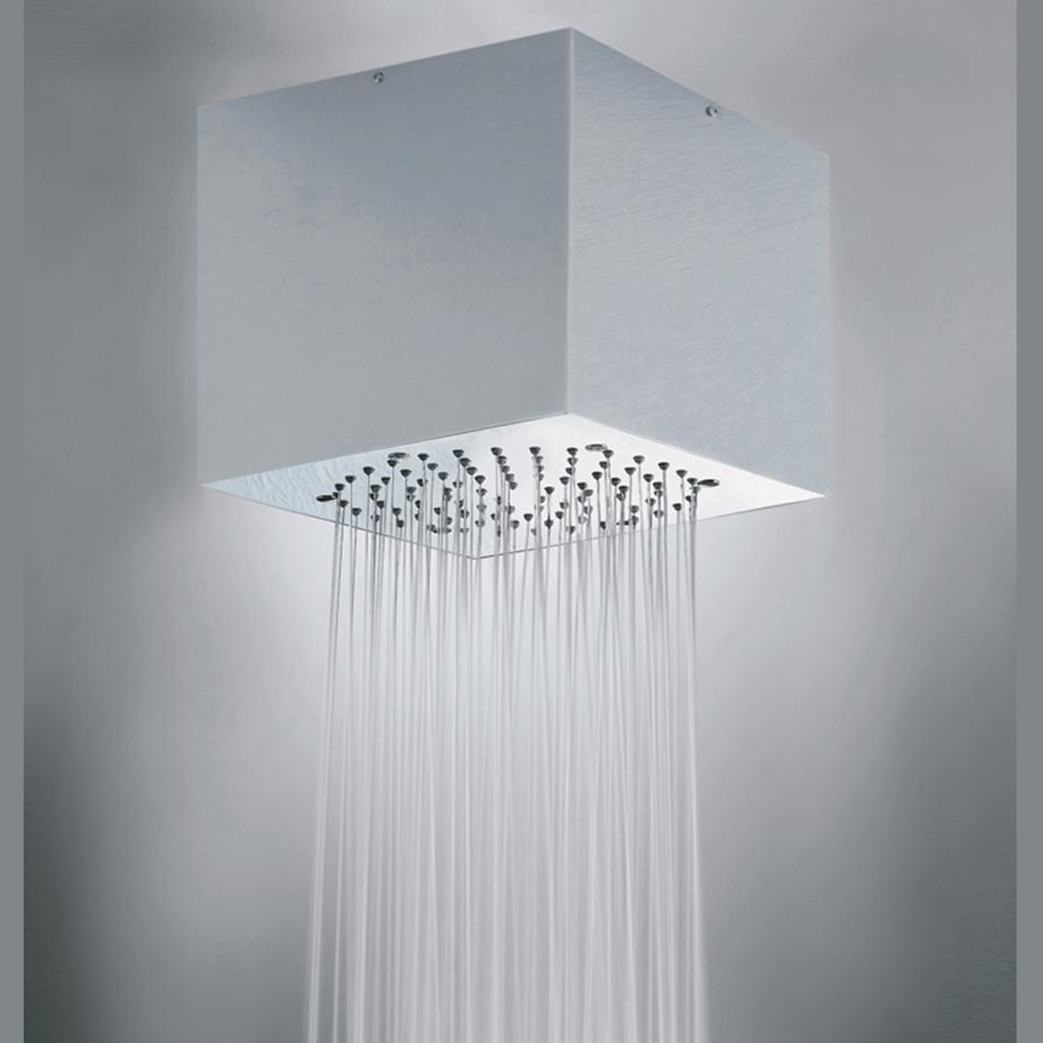 Soffione doccia a soffitto acciaio inox Bossini Cube 210x210 mm by CeramicStore | Lo specialista del tuo bagno