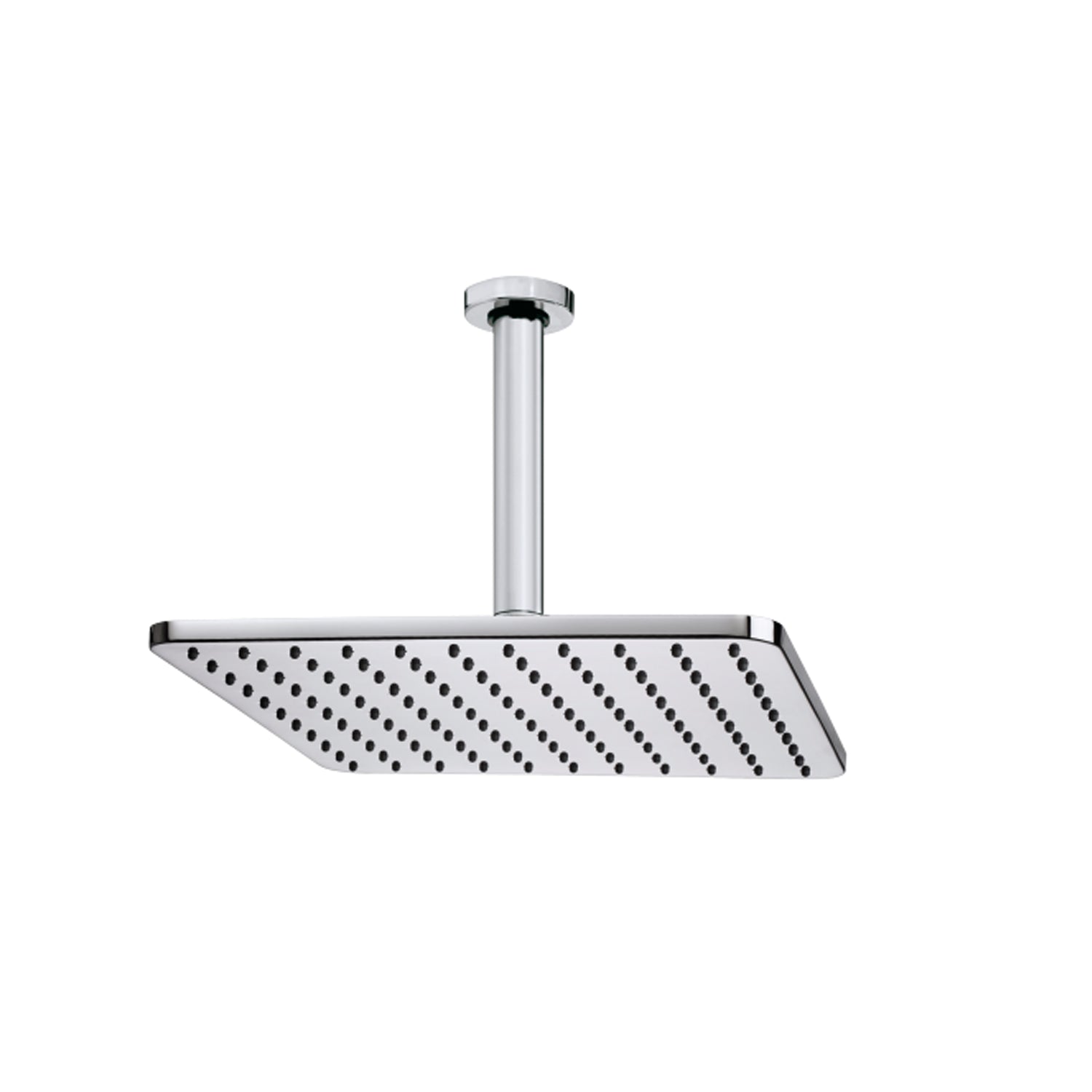 Soffione doccia a soffitto ottone cromato Bossini Cosmo 230x230 mm by CeramicStore | Lo specialista del tuo bagno