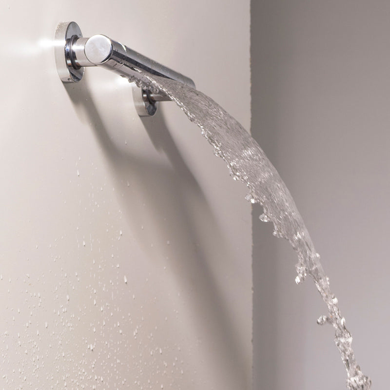 Bocca vasca e doccia ottone cromato Bossini Cascata Wall 250 mm by CeramicStore | Lo specialista del tuo bagno