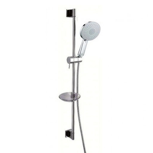 Saliscendi doccia Bossini con asta murale 70 cm, doccia Mixa/3 e portasapone tondo by CeramicStore | Lo specialista del tuo bagno