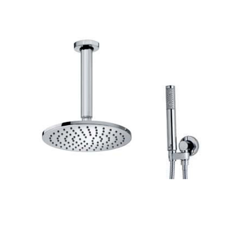 Composizione Bossini soffione tondo Cosmo d.230 mm e set doccia duplex Zen by CeramicStore | Lo specialista del tuo bagno