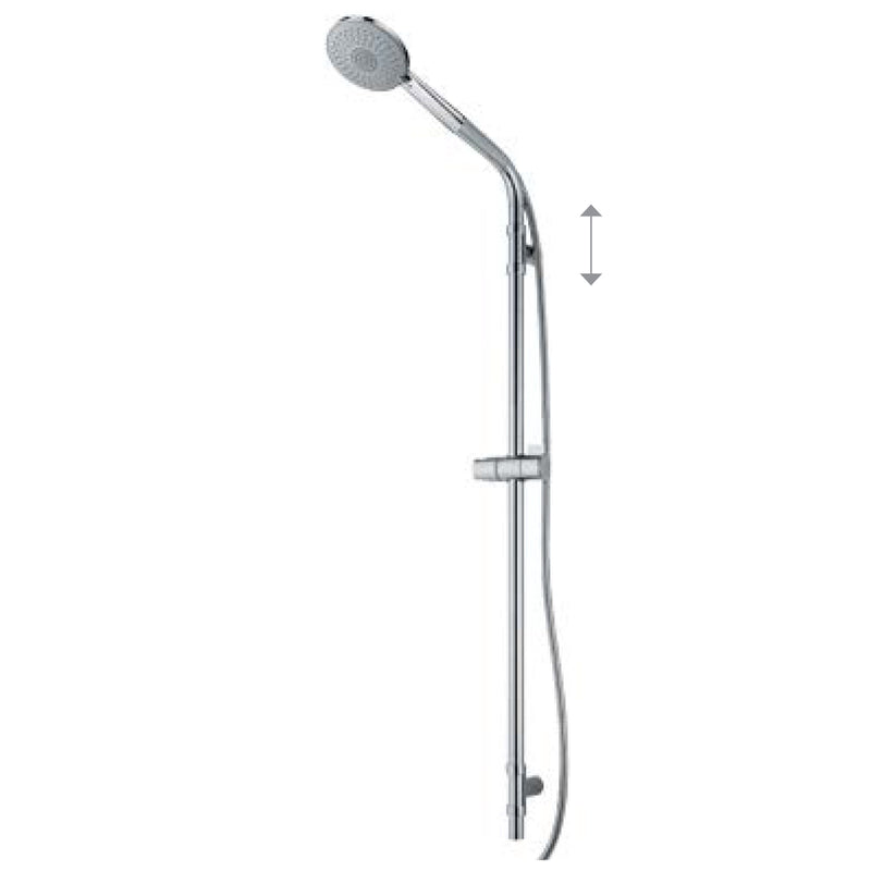 Saliscendi doccia Bossini con asta murale cm100/85 e doccia Mixa/3 cod. B00168 by CeramicStore | Lo specialista del tuo bagno