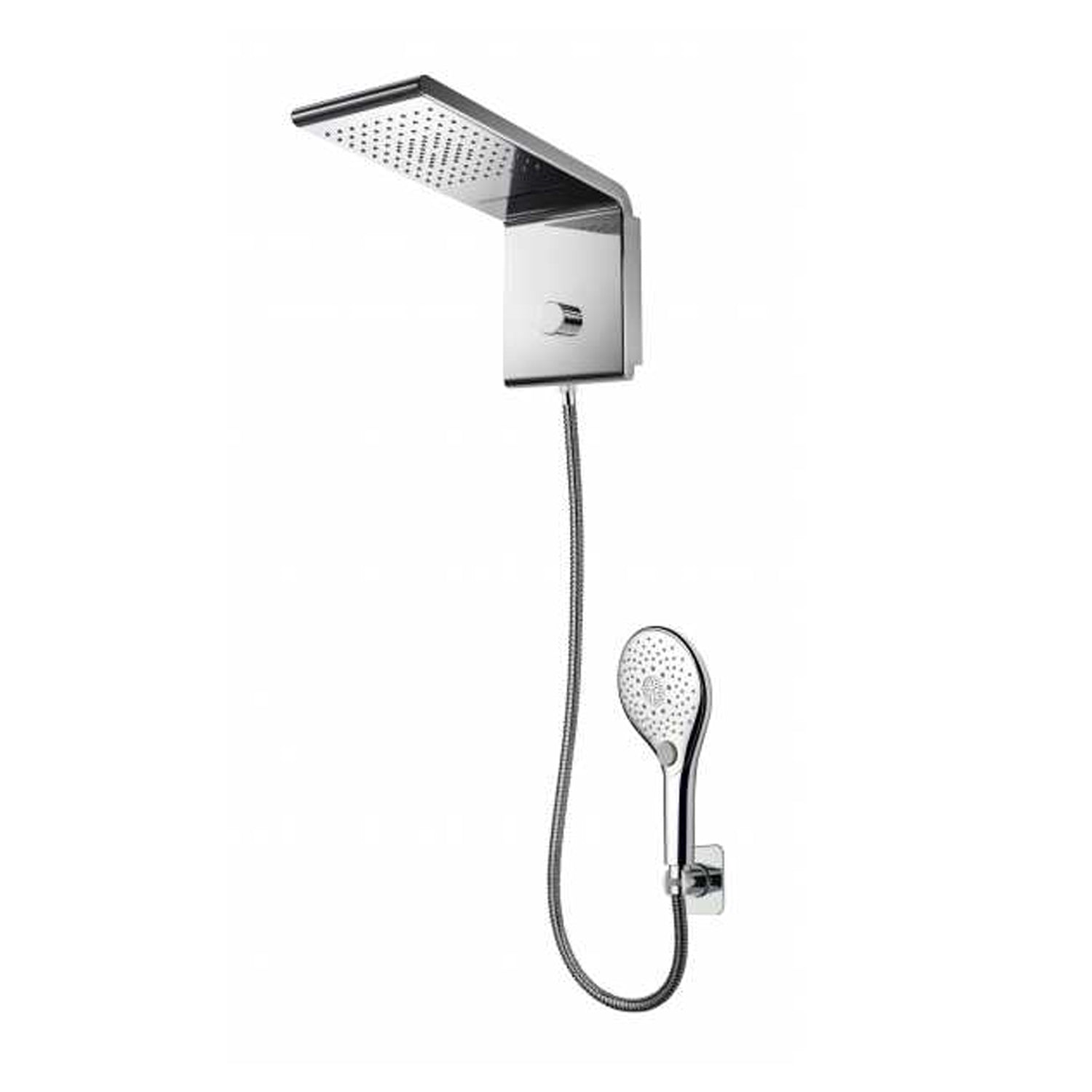 Soffione doccia Bossini Syncro Rain Renovation Set con doccia Syncronia 45x20 cm by CeramicStore | Lo specialista del tuo bagno
