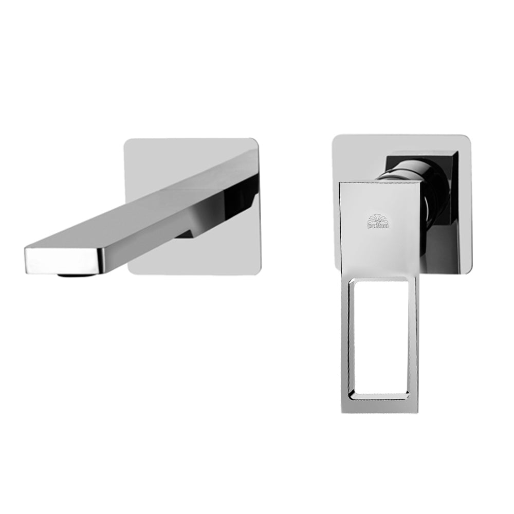 Miscelatore incasso lavabo Paffoni Effe con bocca, aeratore M24x1 - l.240 mm e piastre in acciaio by CeramicStore | Lo specialista del tuo bagno