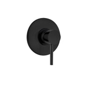Monocomando incasso doccia in ottone nero opaco della serie minimal Keller taps by CeramicStore | Lo specialista del tuo bagno