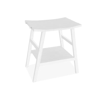 Consolle in Teak naturale di recupero trattato serie Zen XL Cipi 86cm - Bianco by CeramicStore | Lo specialista del tuo bagno