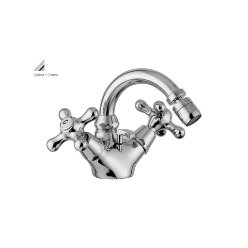 Monoforo bidet con canna orientabile e scarico automatico Paffoni serie Iris - Bianco by CeramicStore | Lo specialista del tuo bagno
