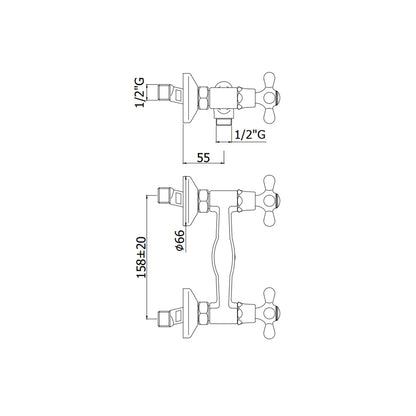 Gruppo doccia Paffoni serie Iris - Ramato by CeramicStore | Lo specialista del tuo bagno