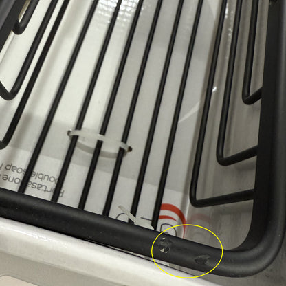 Versione Outlet - Portaoggetti doccia rettangolare alto modello Augustus di Gedy - Nero Matt by CeramicStore | Lo specialista del tuo bagno