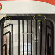 Versione Outlet - Portaoggetti doccia rettangolare alto modello Augustus di Gedy - Nero Matt by CeramicStore | Lo specialista del tuo bagno