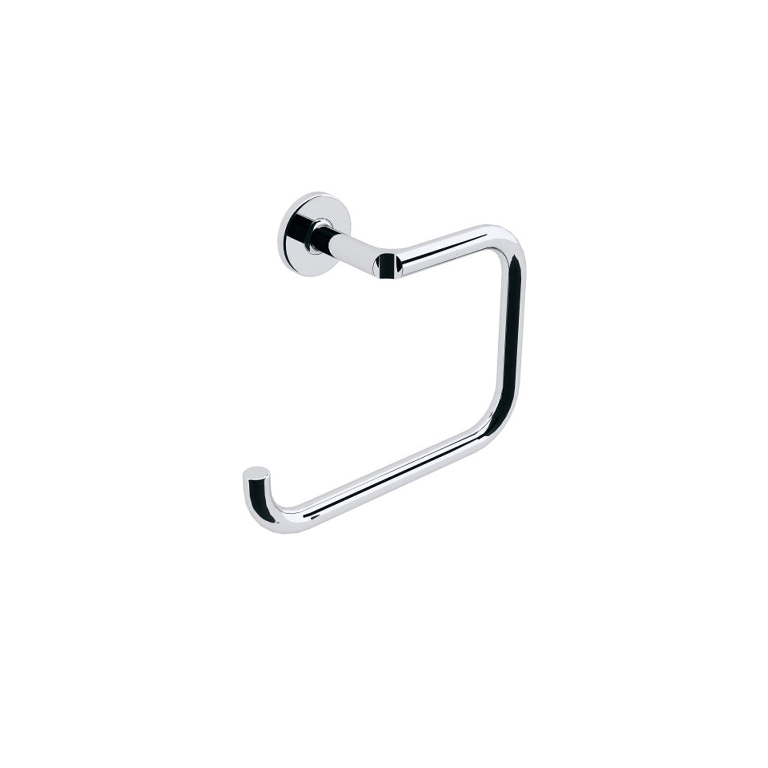 Anello porta asciugamani da incollo o da fissare a parete in ottone cromato collezione Sebecà di Lineabeta by CeramicStore | Lo specialista del tuo bagno
