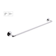 Porta asciugamani da incollo o da fissare a parete in ottone cromato collezione Sebecà di Lineabeta - 650mm by CeramicStore | Lo specialista del tuo bagno