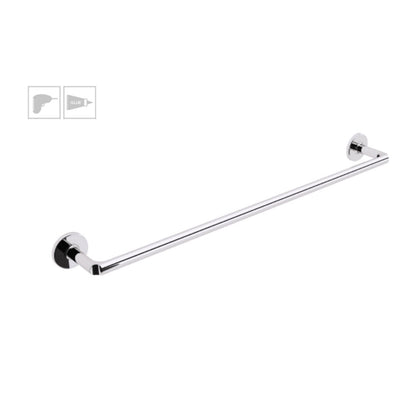 Porta asciugamani da incollo o da fissare a parete in ottone cromato collezione Sebecà di Lineabeta - 650mm by CeramicStore | Lo specialista del tuo bagno