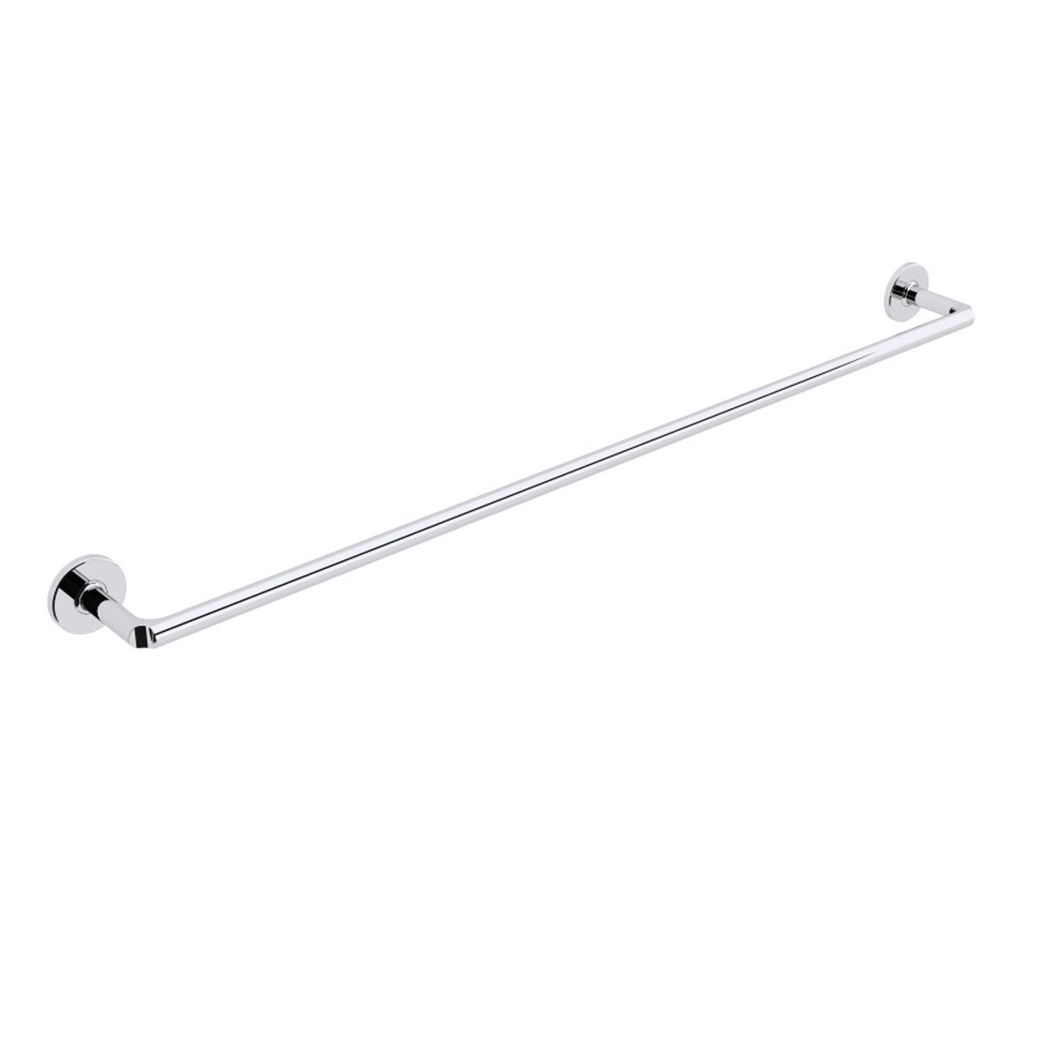 Porta asciugamani da incollo o da fissare a parete in ottone cromato collezione Sebecà di Lineabeta - 850mm by CeramicStore | Lo specialista del tuo bagno