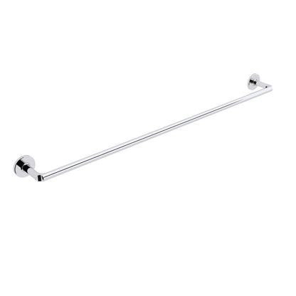 Porta asciugamani da incollo o da fissare a parete in ottone cromato collezione Sebecà di Lineabeta - 850mm by CeramicStore | Lo specialista del tuo bagno