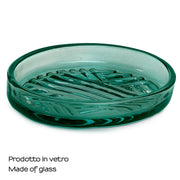 Portasapone in vetro Gedy serie Corinne - Verde