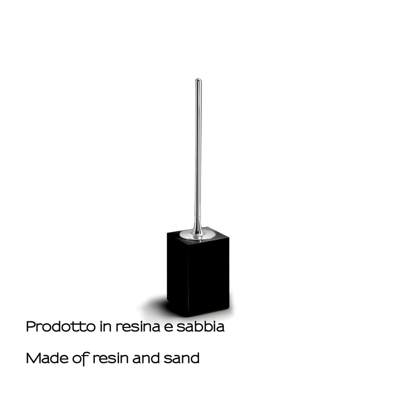 Scopino in resina e sabbia Gedy serie Sofia - Nero by CeramicStore | Lo specialista del tuo bagno