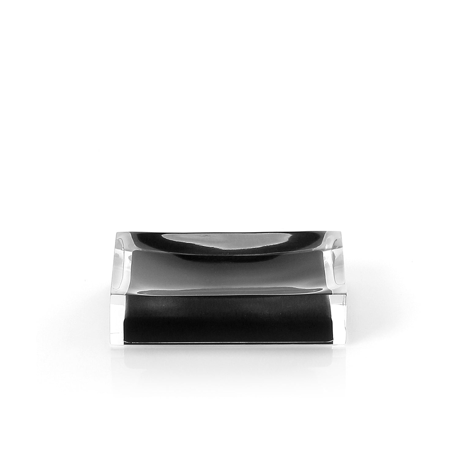Portasapone da appoggio in resina collezione Gedy serie Rainbow - Nero
