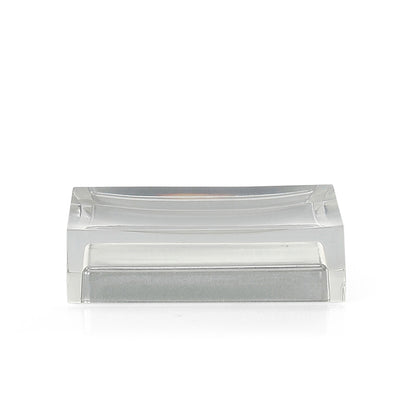 Portasapone da appoggio in resina collezione Gedy serie Rainbow - Argento