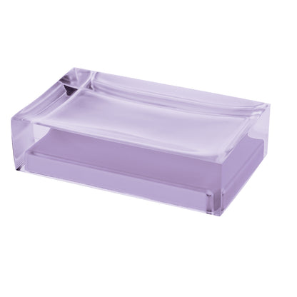 Portasapone da appoggio in resina collezione Gedy serie Rainbow - Lilla