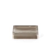 Portasapone da appoggio in resina collezione Gedy serie Rainbow - Tortora